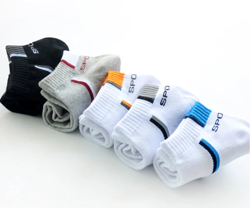 Male Socks Calcetines Hosiery Men's Socks Stretchy Shaping Teenagers Short Sock Suit for All Season Non-slip Durable