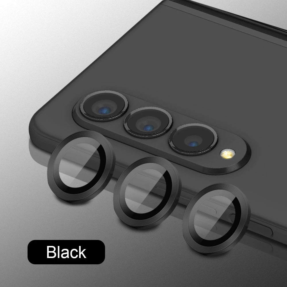 For Samsung Galaxy Z Fold 6 5 4 5G Camera Screen Protector Case Back Cover For Z fold 5 4 Metal Ring Lens Protective Glass Film