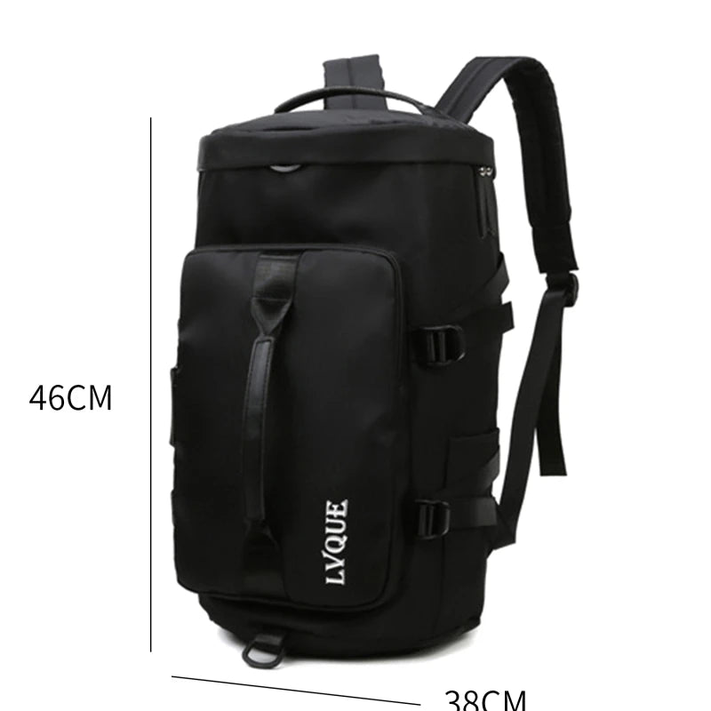 Women Large Travel Backpacks Waterproof Stylish Casual Daypack Bags with Luggage Strap Backpack Ladies Sports Yoga Luggage Bags