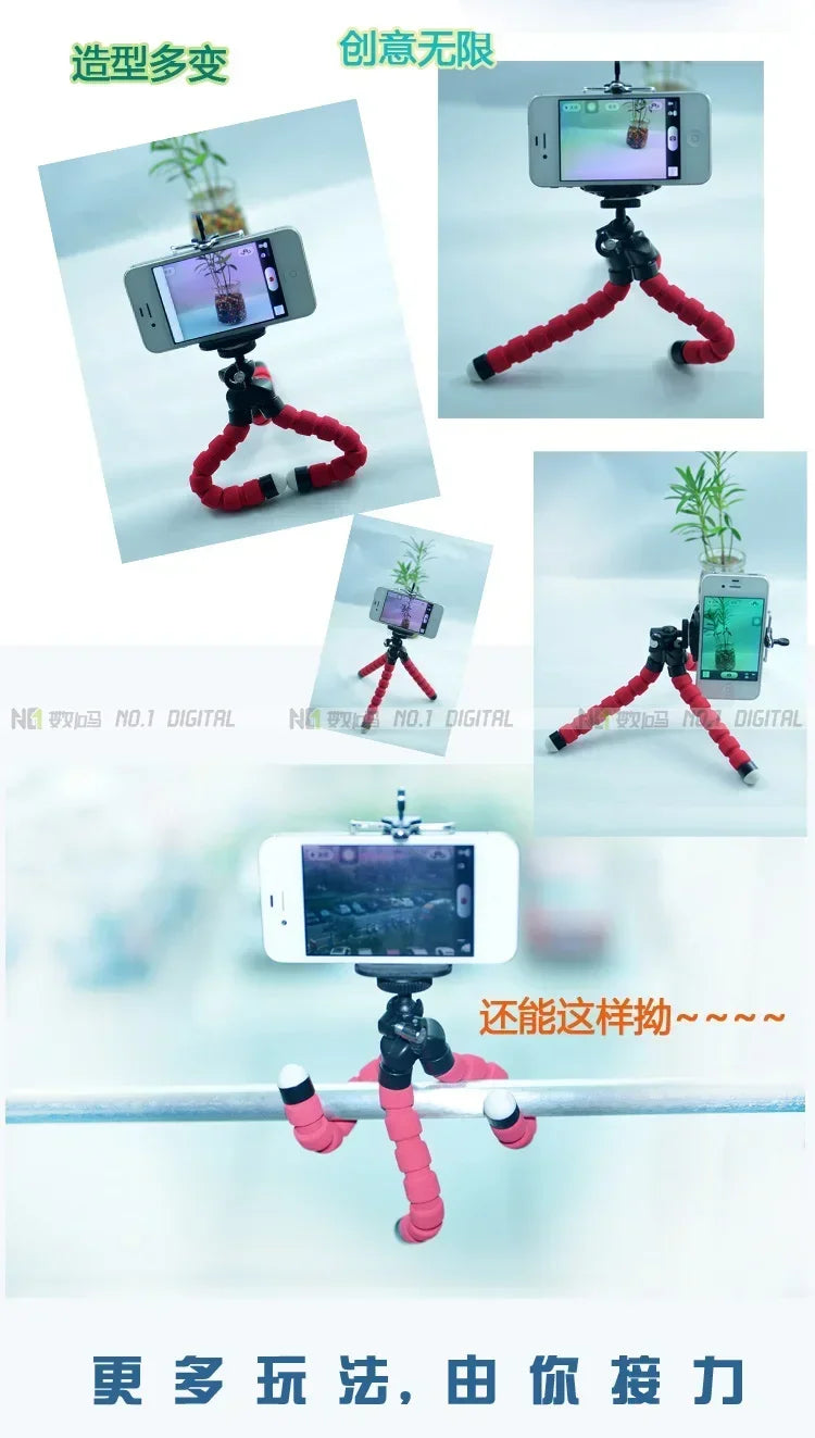 Mobile Phone Holder Flexible Adjustable Cellphone Holder Clip Support Telephone Home Bed Desktop Mount Bracket Smartphone Stand