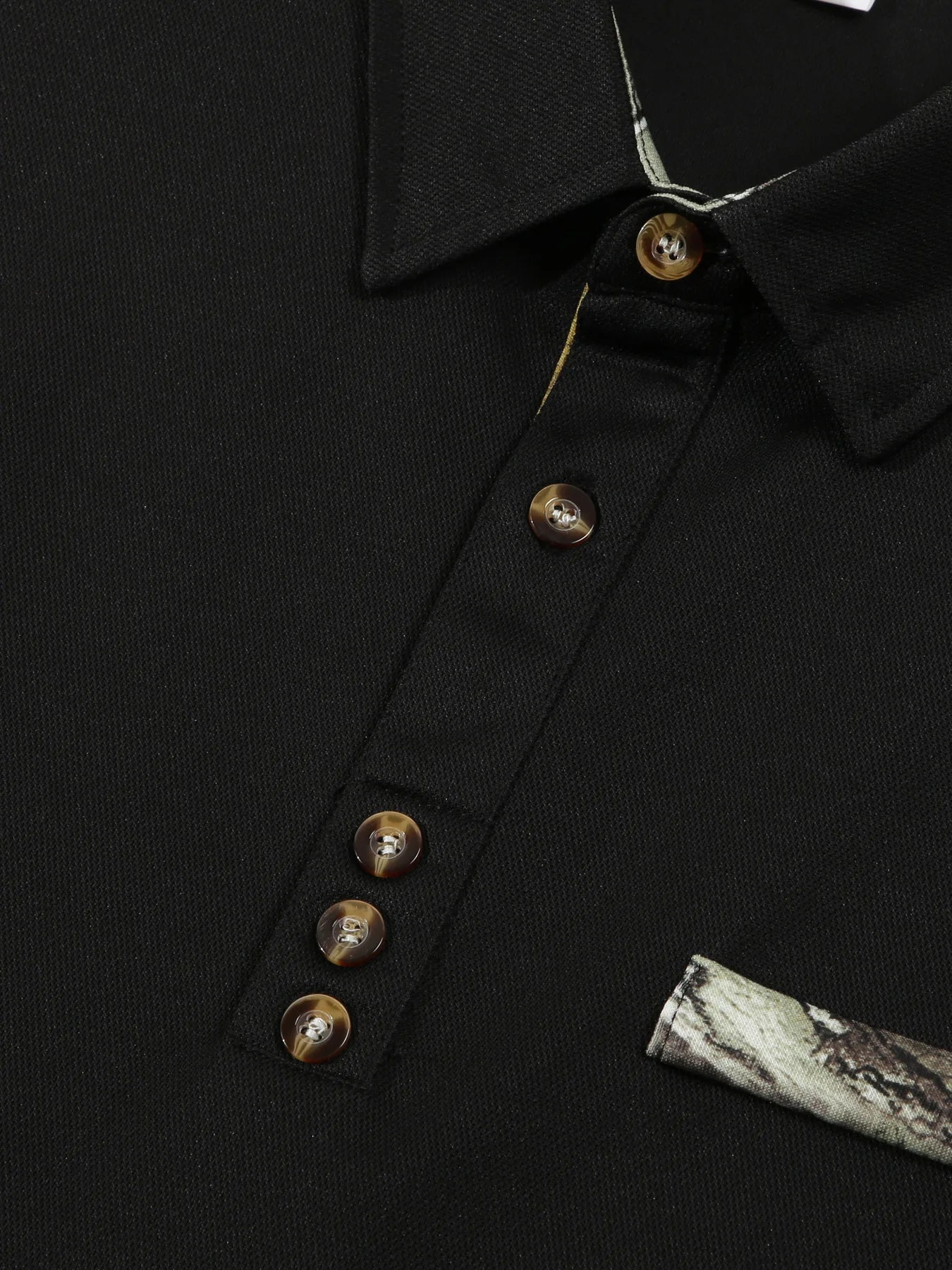 Fun striped print Polo T-shirt Men's fashion lapel button down shirt Hip Hop trend Street wear summer new short-sleeved top