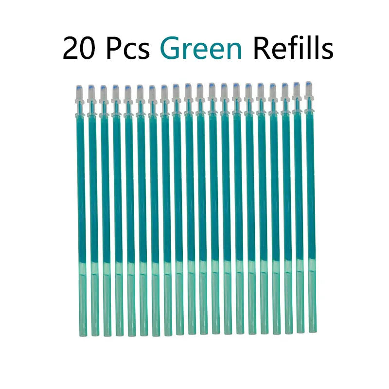 Erasable Gel Pen Set Ballpoint Pens Rod 0.5mm Refills Muti-Colors ink Washable Handle Stationery School Office Writing Supplies