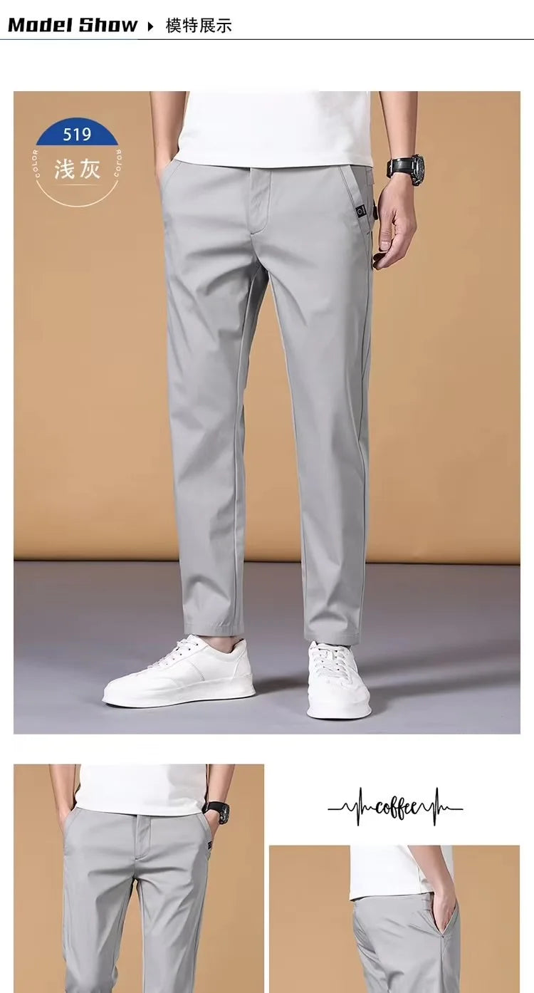 Fashion Men's Pants Summer Suit Pants Casual Korean Men's Pants Joggers Men Streetwear Casual Sports Pants