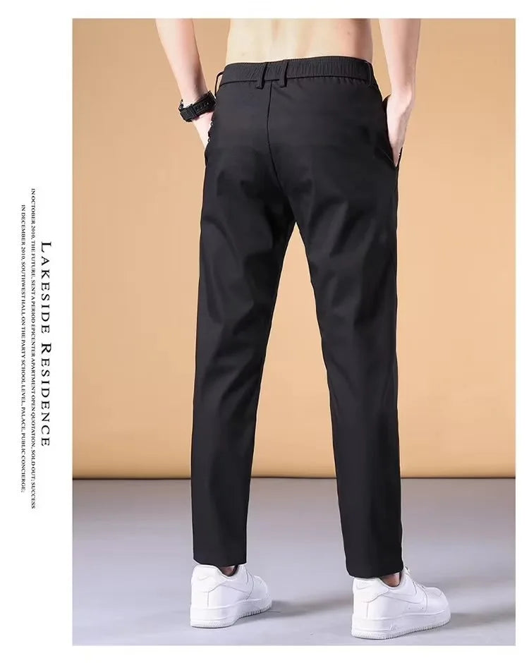 Fashion Men's Pants Summer Suit Pants Casual Korean Men's Pants Joggers Men Streetwear Casual Sports Pants