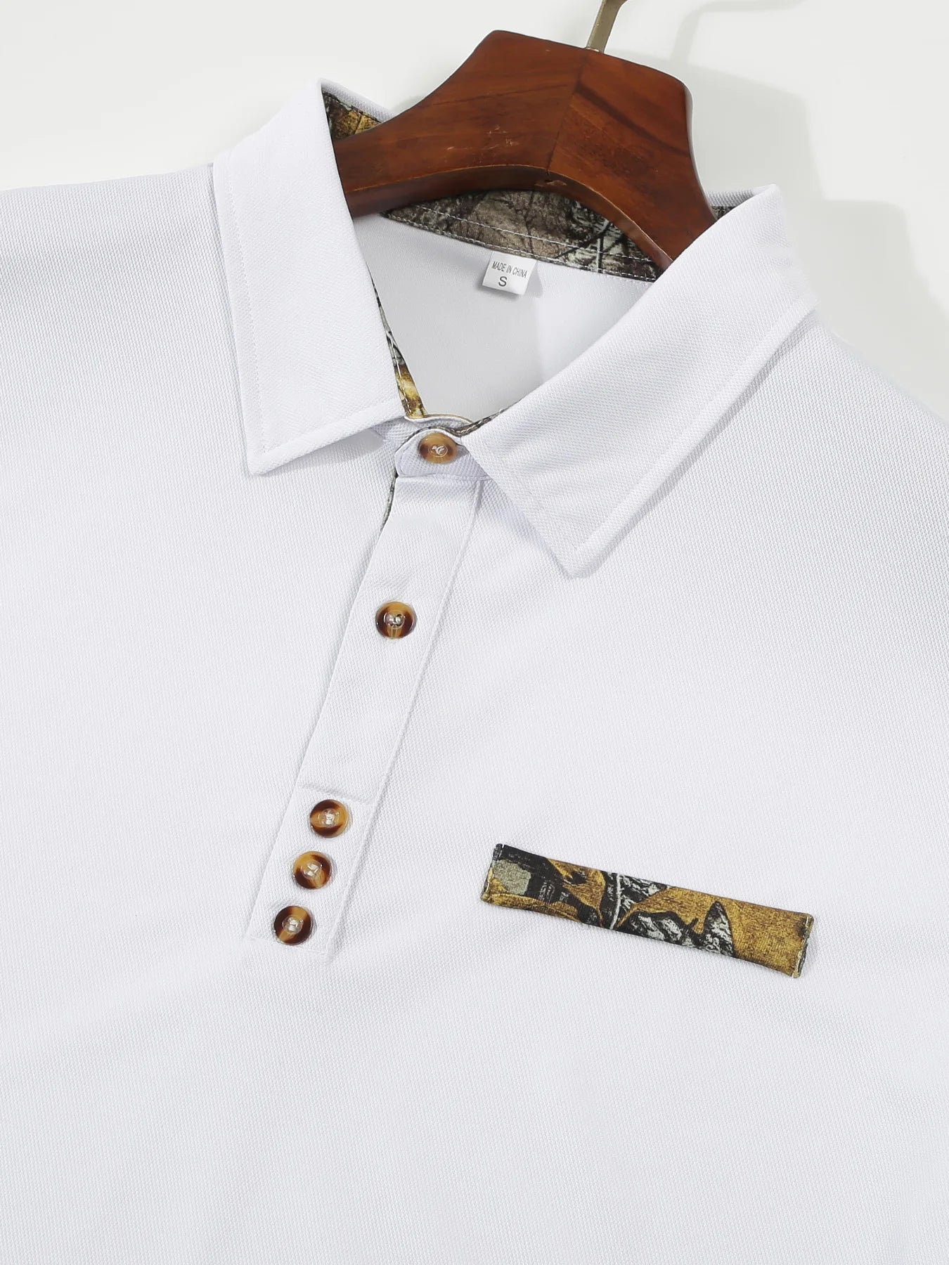 Fun striped print Polo T-shirt Men's fashion lapel button down shirt Hip Hop trend Street wear summer new short-sleeved top