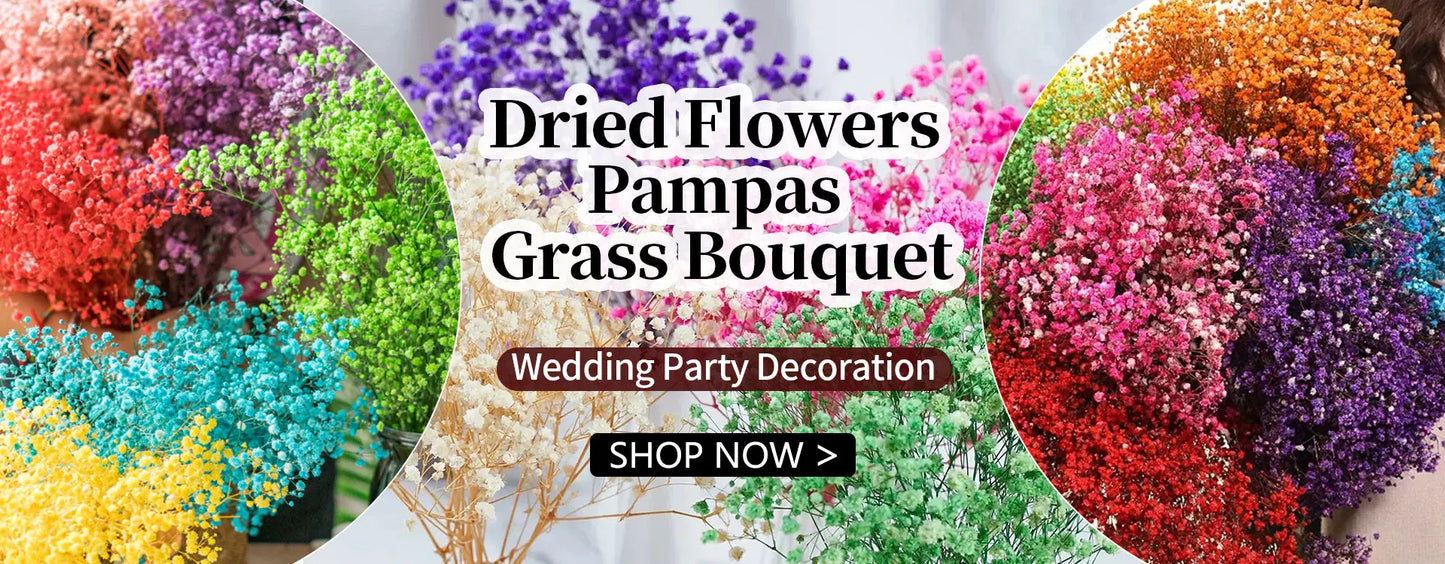 30pcs Artificial Baby's Breath Flowers Real Touch Gypsophila Suitable For Wedding Bride Engagement Home Ornament Room Decoration