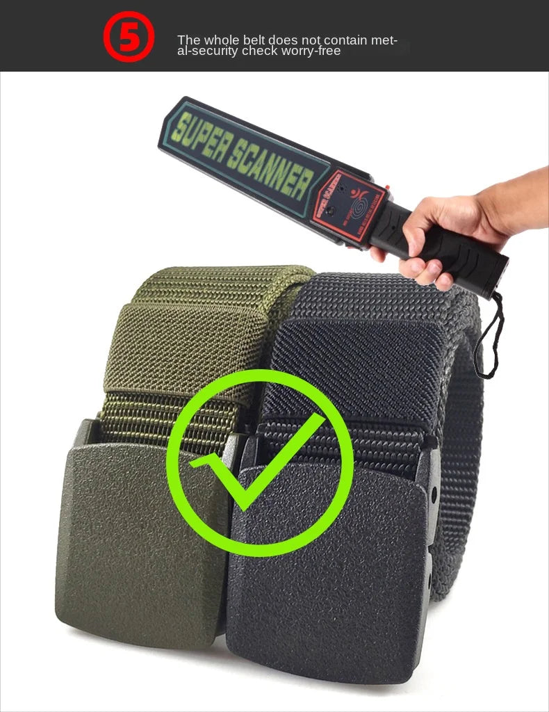Black Green White Red Blue Men Automatic Buckle Nylon Belt Waist Canvas Belts Outdoor Strap Travel Sports Belt for Women