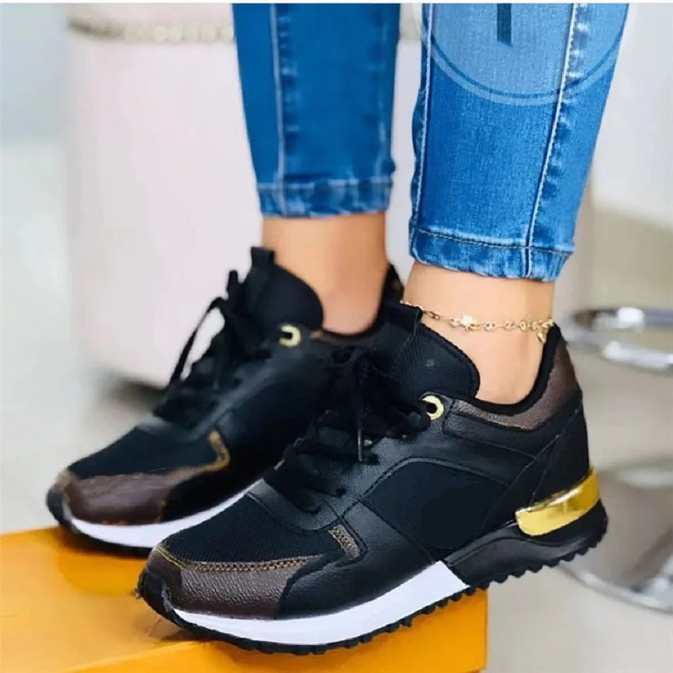 2022 New Women's Walking Shoes Fashion Athletic Breathable Mesh Comfort Running Shoes Lightweight No-slip Casual Sports Shoes