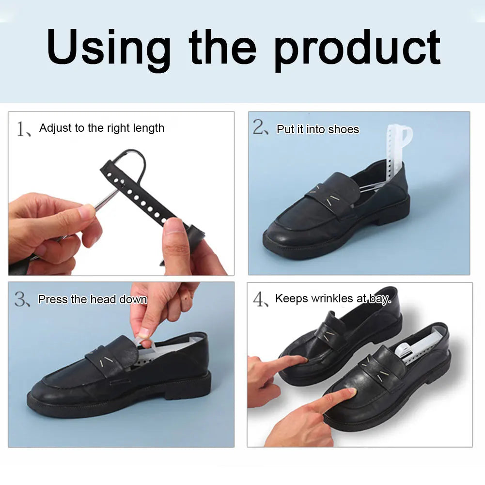 New High Quality Plastic Shoe Stretcher Wrinkle Resistant Lightweight Adjustable Flats Pumps Boots Expander Trees For Man Women