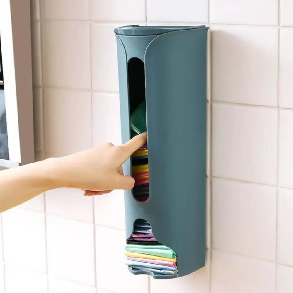 Wall-Mounted Underwear Storage Box Self Adhesive Panties Socks Organizer Dustproof Garbage Bag Dispenser Large Capacity