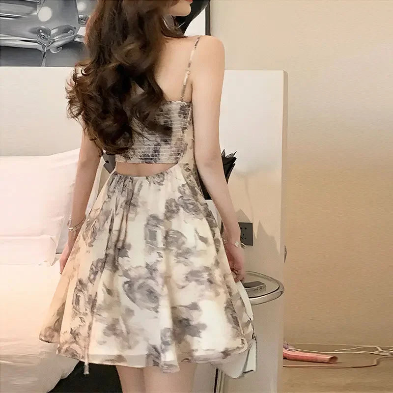 Slip Woman Dress Mini Sundress Off Shoulder Clothes Dresses for Women 2024 Beach Short Promotion Cheap Casual Retro New in X Y2k