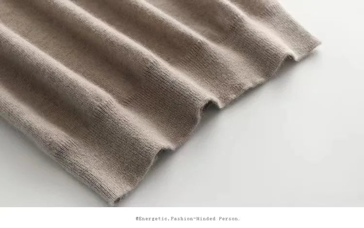 Autumn and Winter Cashmere Sweater Men's Pullover Half High Collar Soft and Warm Pullover Knitted Sweater Men's Sweater