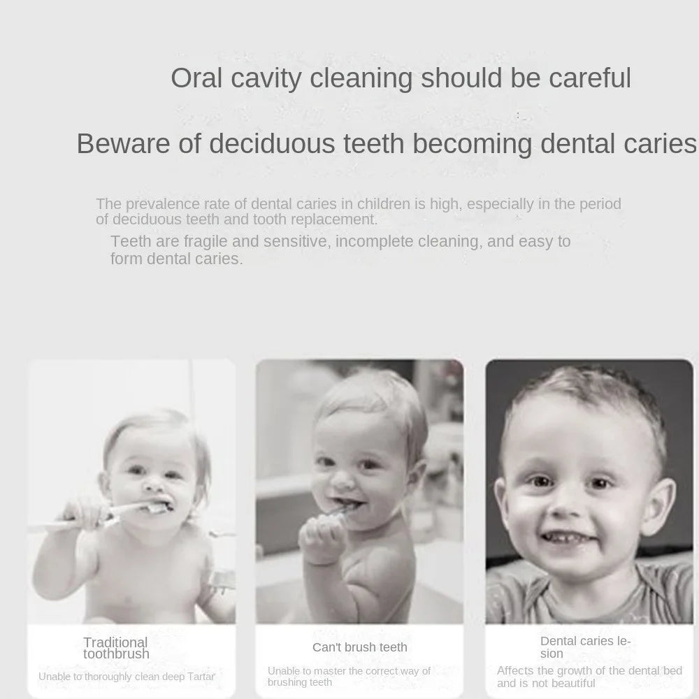 Funny 360 Degrees Kids Cartoon Toothbrush U Shape Waterproof Baby Toothbrush Silicon Children's Teethbrushes Kids