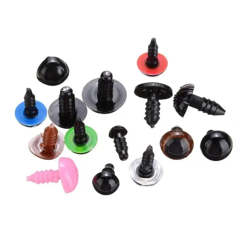 560Pcs Doll Making Eyes Reusable Plastic Button Eyes Multiple Sizes DIY Stuffed Animals Toy Bear Eyes for Plush Crochet Dolls