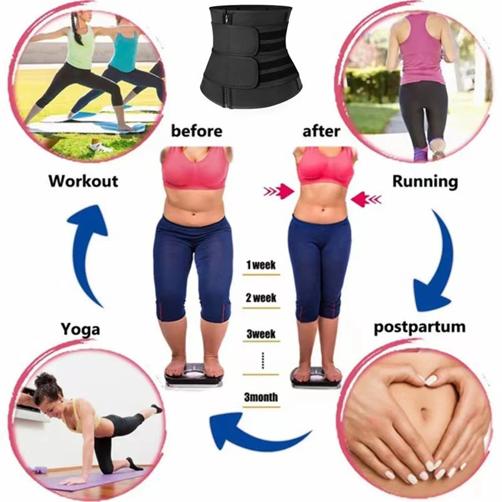 Order A Size Up, Breathable Neoprene Waist Trainer, Trimmer Belt, Body Shapewear For Women