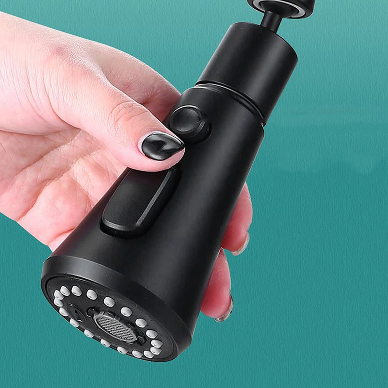 Universal 360° Rotate Kitchen Faucet Extender Aerator Plastic Splash Filter Kitchen Washbasin Faucet Bubbler Nozzle