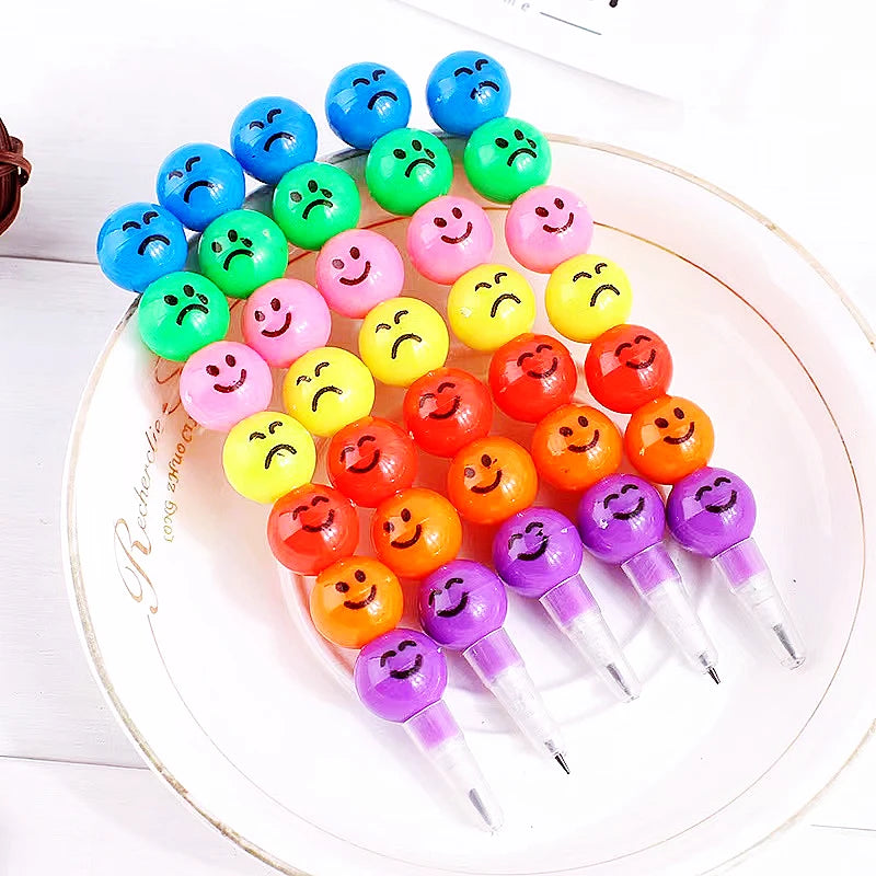 20 Pcs 11.8CM Cute Lollipop Pencils for Kids Painting Drawing Toys Baby Shower Birthday Party Favors Back To School Student Gift