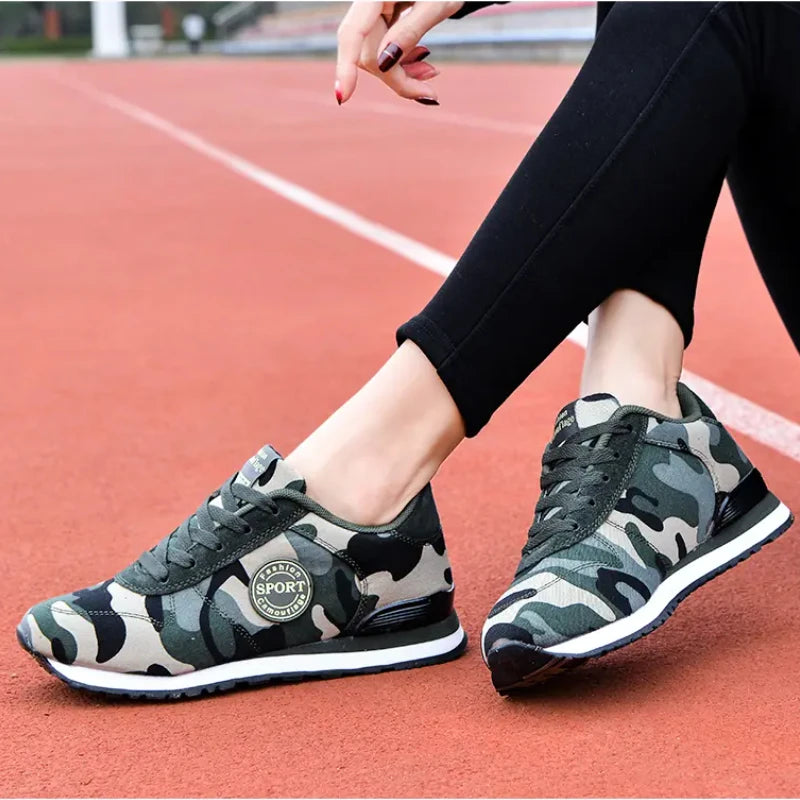 2022 Spring High Top Wedge Platform Sneakers Women Casual Shoes Hidden Heels Ladies Sneakers Camouflage Women Shoes Basket Femme