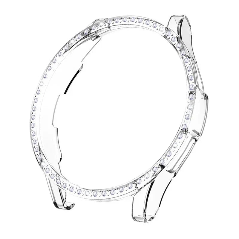 Diamond Case for Samsung Galaxy Watch 5/5 pro/4 44mm 40mm PC Cover All-Around Bumper Protector Galaxy watch4 classic 42mm 46mm