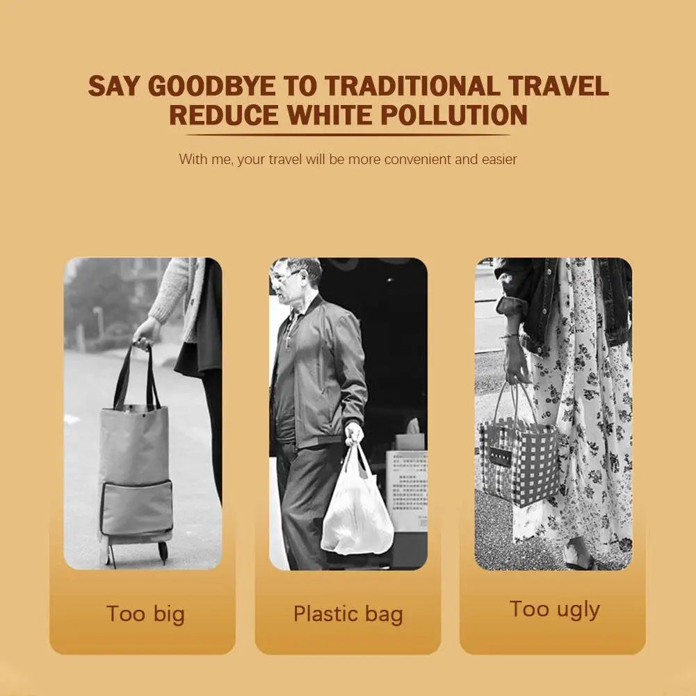 Big Folding Shopping Bag Foldable Reusable Grocery Bag Portable One Shoulder Handbag For Travel Groceries market Storage Bag