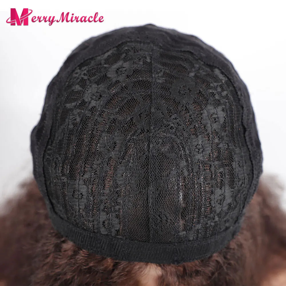 Long Kinky Curly Ombre Color Synthetic Wigs for Black Women Black Blonde Ginger White Hair Afro Kinky Curly Synthetic Hair Wigs