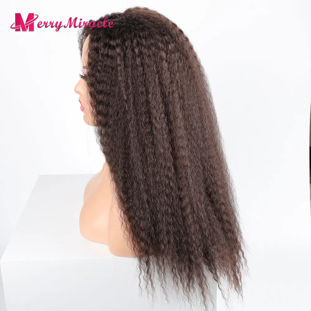 Long Kinky Curly Ombre Color Synthetic Wigs for Black Women Black Blonde Ginger White Hair Afro Kinky Curly Synthetic Hair Wigs