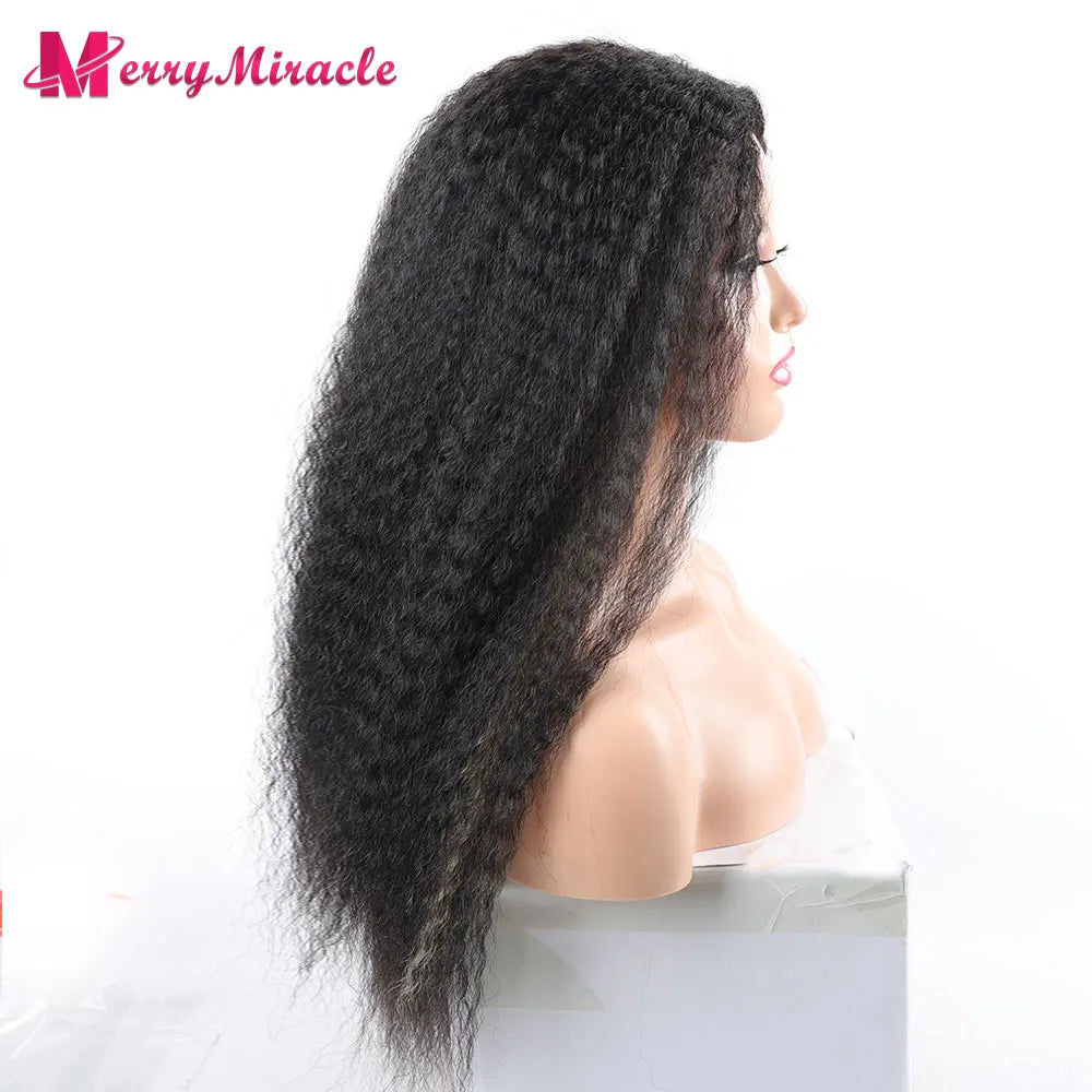 Long Kinky Curly Ombre Color Synthetic Wigs for Black Women Black Blonde Ginger White Hair Afro Kinky Curly Synthetic Hair Wigs