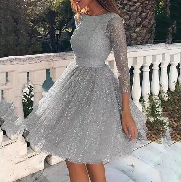 Women Sling Cross Wedding O-Neck Elegant Party Evening Slim Hollow Lace Dress Dropshipping Winter 2022 Fashion Work clothes