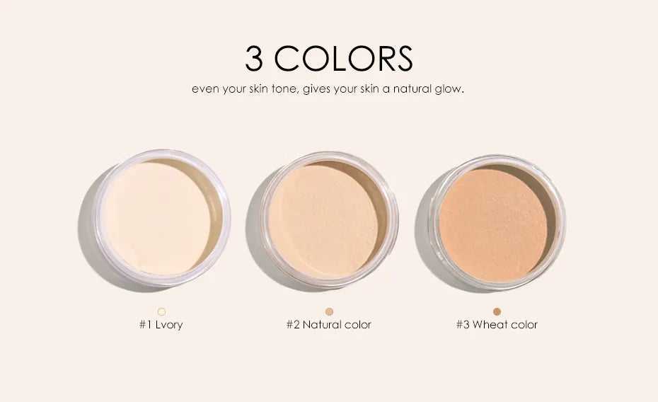 FOCALLURE Face Powder Waterproof Long-lasting 9 Colors Oil-control Matte Translucent Makeup Setting Powder Women Cosmetics
