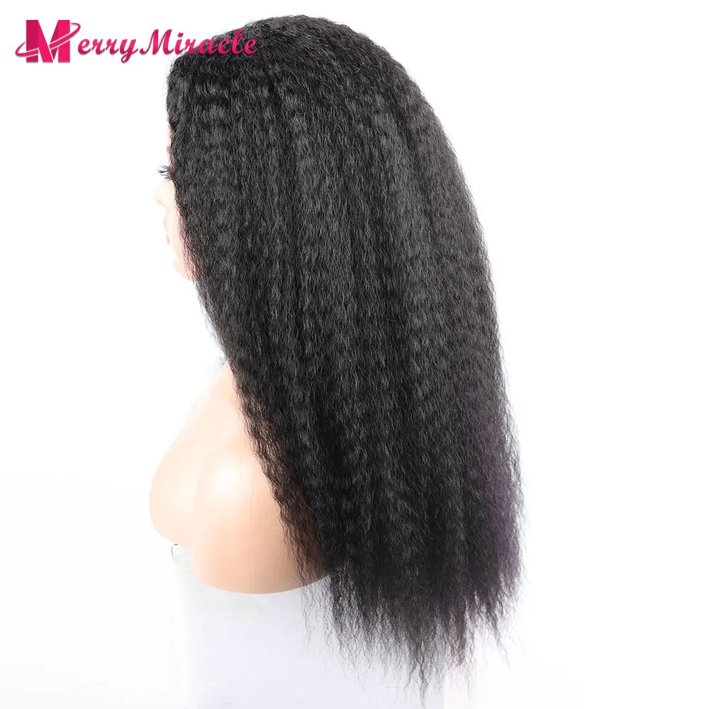 Long Kinky Curly Ombre Color Synthetic Wigs for Black Women Black Blonde Ginger White Hair Afro Kinky Curly Synthetic Hair Wigs