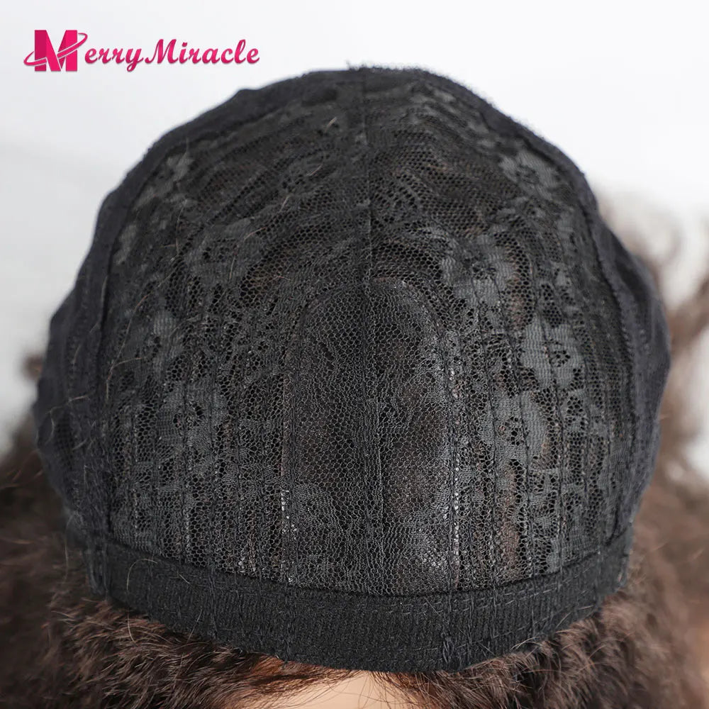 Long Kinky Curly Ombre Color Synthetic Wigs for Black Women Black Blonde Ginger White Hair Afro Kinky Curly Synthetic Hair Wigs