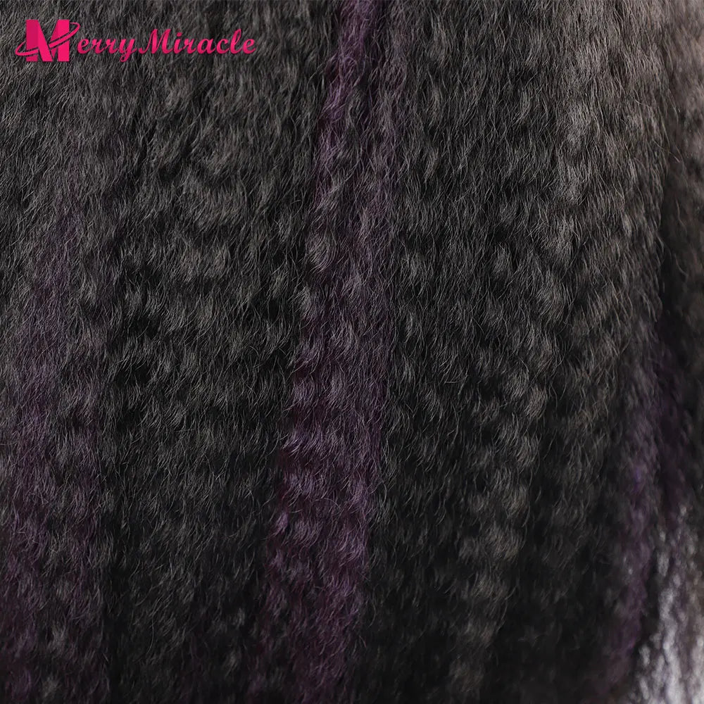 Long Kinky Curly Ombre Color Synthetic Wigs for Black Women Black Blonde Ginger White Hair Afro Kinky Curly Synthetic Hair Wigs