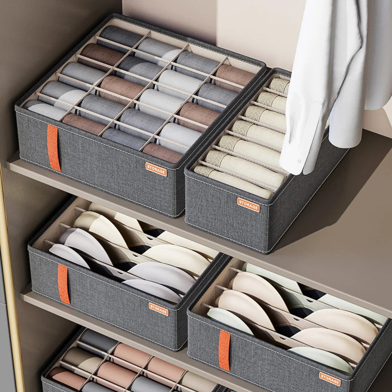 Underwear Socks Bra Storage Box Cabinet Drawer Organizer Storage Multifunctional Clothes Arrange Household Classified Storage