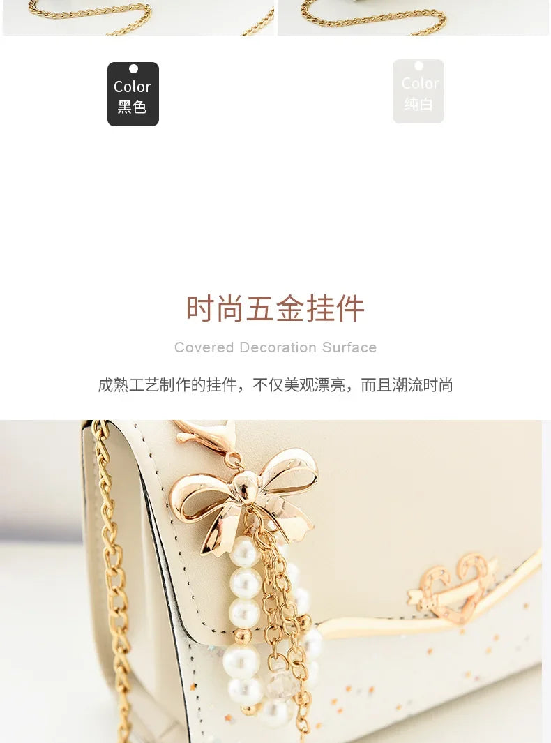 Women Diamonds Shoulder Bags Rhinestone Handbag PU Leather Flap Bag Female Large Capacity Casual Crossobdy Clutch Bag Fashion