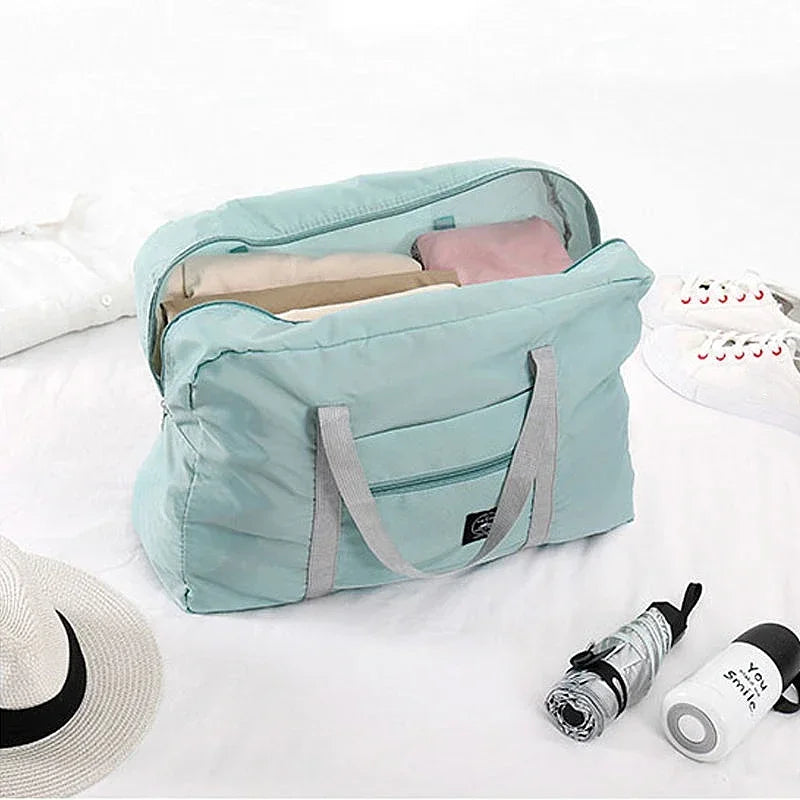 Foldable Travel Bags Large Capacity Clothes Luggage Organizer Waterproof Handbags Women Men Travel Clothes Storage Organizer