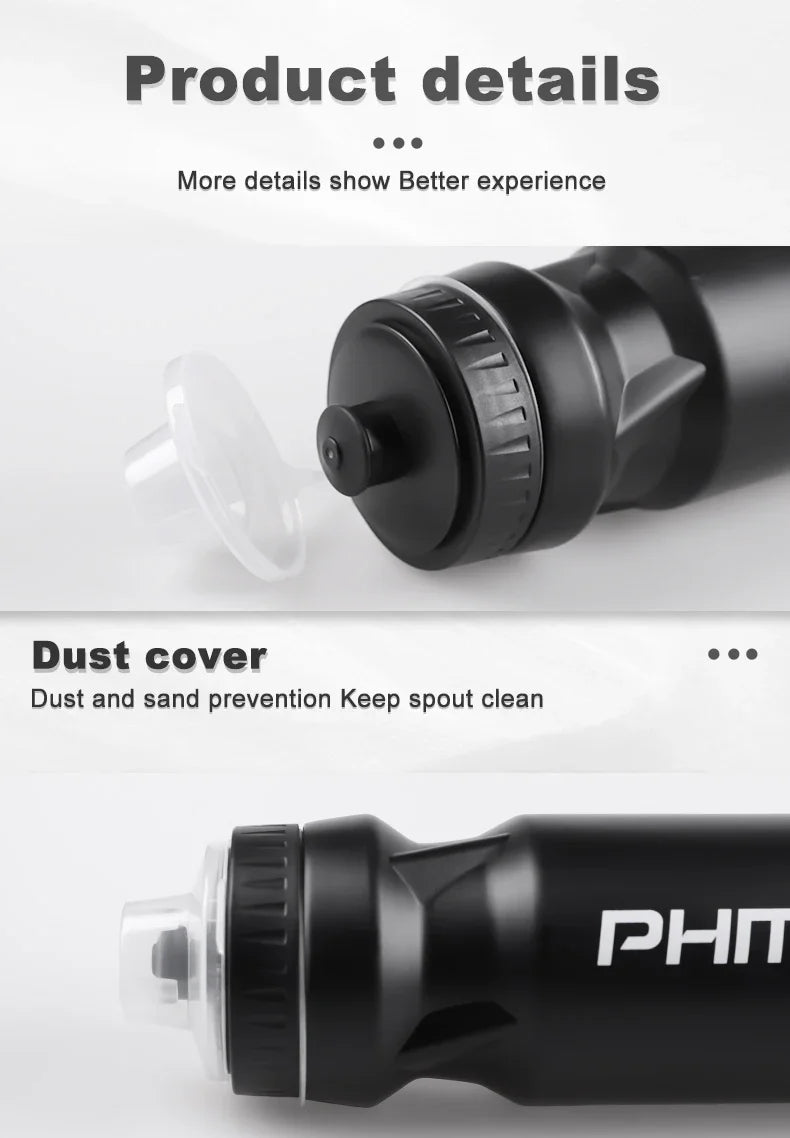PHAMX 610ML Bicycle Water Bottle Large Capacity Sports Bottle Riding Kettle Leak Proof Drinking MTB Road Bike Water Bottles