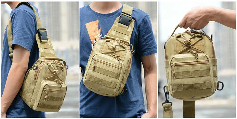 Travel Backpack Expandable Pack Crossbody Sling Bag Waterproof Rucksack Bag Outdoor Hiking Camping Pack Man Fitness Shoulder Bag
