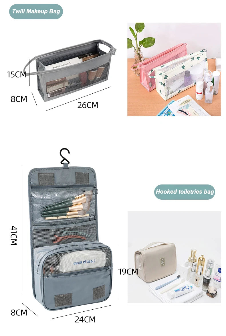 7/8/9 PCS New Set Travel Organizer Storage Bags Large Capacity Suitcase Storage Luggage Clothes Sorting Organizer Set Shoe Pouch