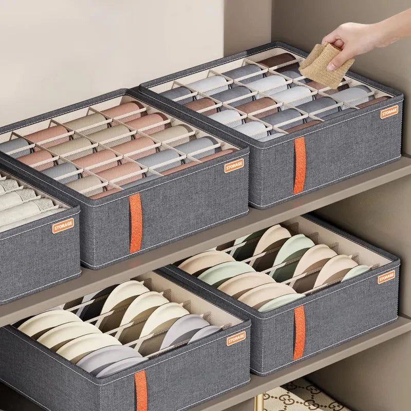 Underwear Socks Bra Storage Box Cabinet Drawer Organizer Storage Multifunctional Clothes Arrange Household Classified Storage