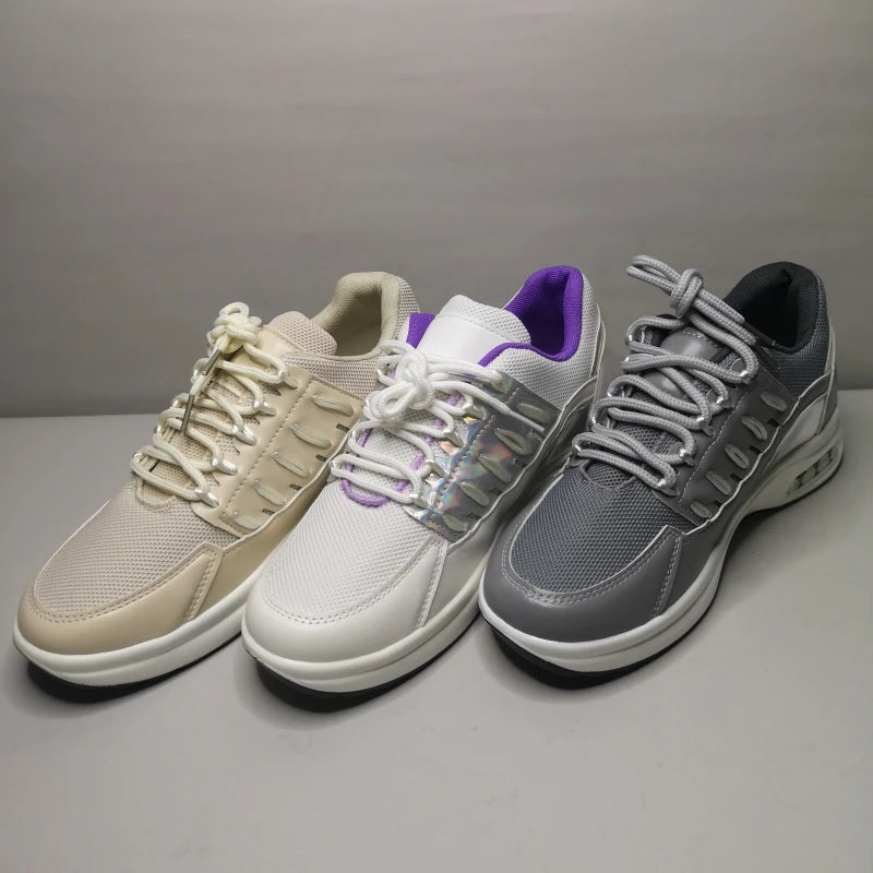 Fashion Women Sneakers 2024 Platform Casual Shoes For Women Tennis Shoes Pluis Size Sport Shoes Running Shoes Mesh Breathable 42