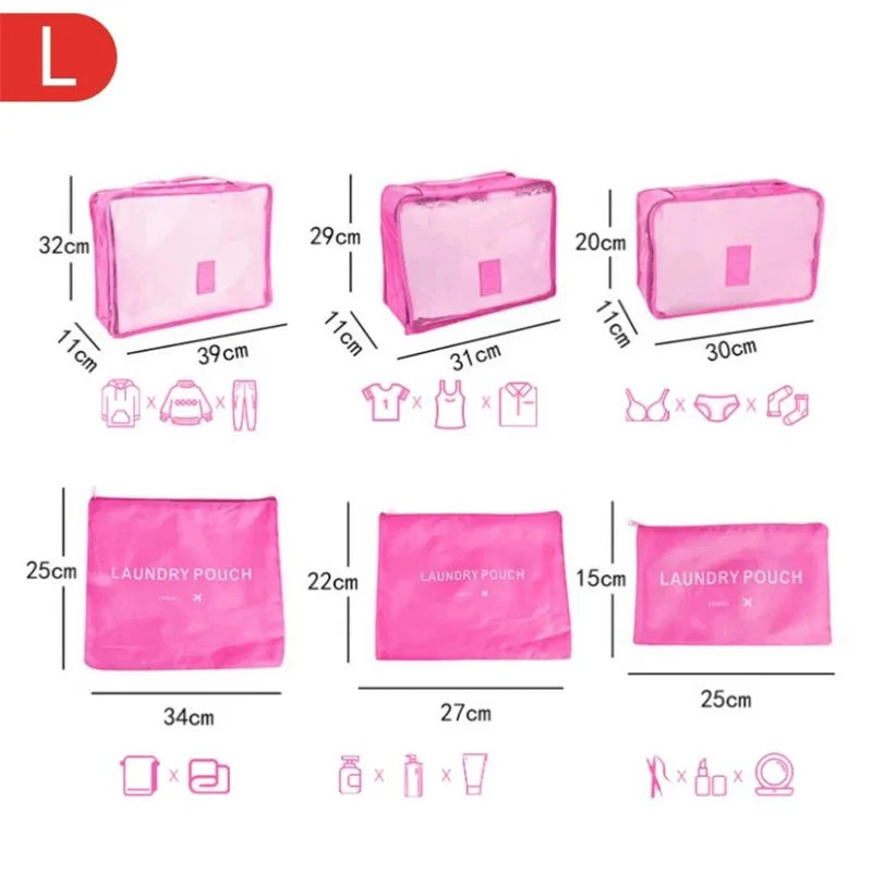 Travel Storage Organizer Bags Portable Travel Suitcase Organizer Bags For Women Clothes Shoes Makeup Bag Luggage Organizer