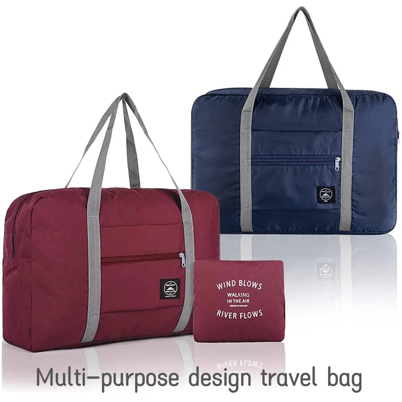 Portable Suitcase Foldable Luggage Bag Large Capacity Storage Bag Clothes Organizer Travel Handbag Bag Oversized Bag Men Women
