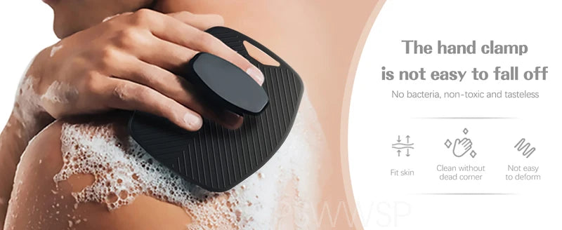Silicone Face Scrubber Facial Cleansing Brush Silicone Face Wash Brush for Men and Women Manual Cleansing Skin Care Face Brushe
