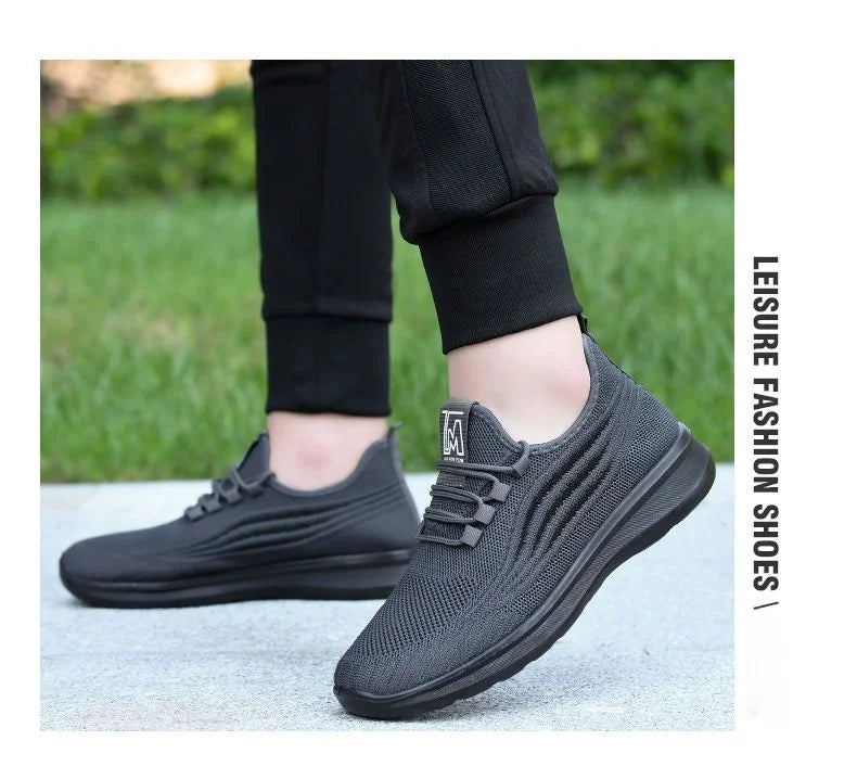 2023 Autumn New Fashion Men Casual Mesh Sports Shoes Men's Comfortable and Lightweight Outdoor Anti slip Men's Shoes Flat Shoes