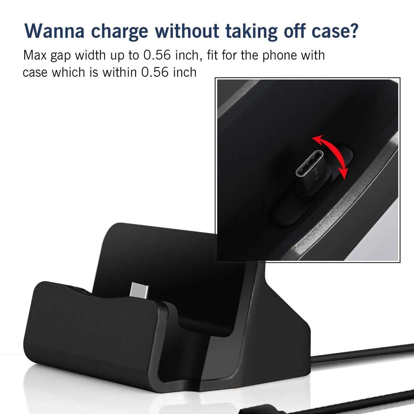 USB Cable Sync Cradle Charger Base Stand Holder Charging Base Dock Station IPhone 13 12 11 X 8 For Xiaomi Android Type C Samsung