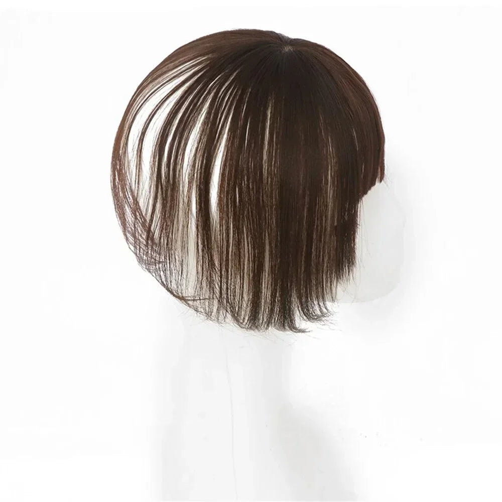 3D Air Bangs Wig Female French Bangs Natural Invisible Patch Internet Celebrity Face Shaping Fake Bangs Hair Piece