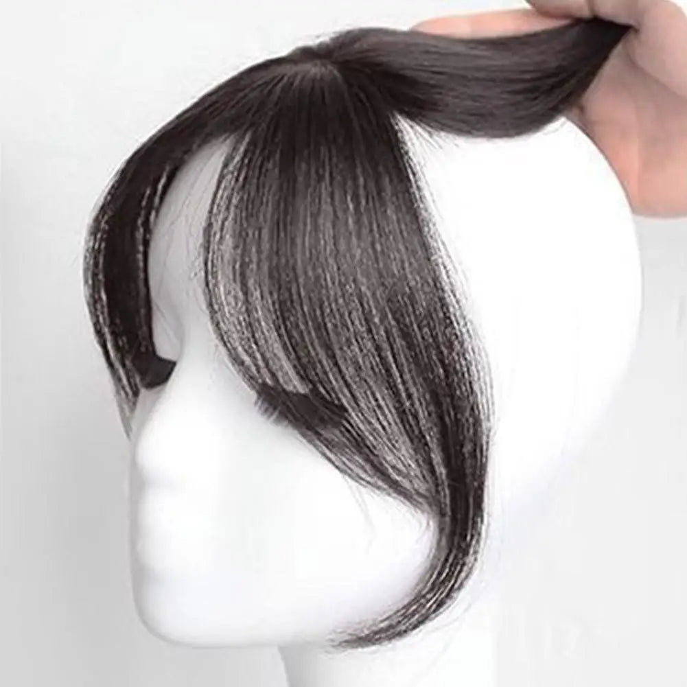 Eight Character Bangs Wig Air Bangs Hairline Natural Forehead Invisible Simulation Bangs Wig Piece Bangs Extension False Tassels
