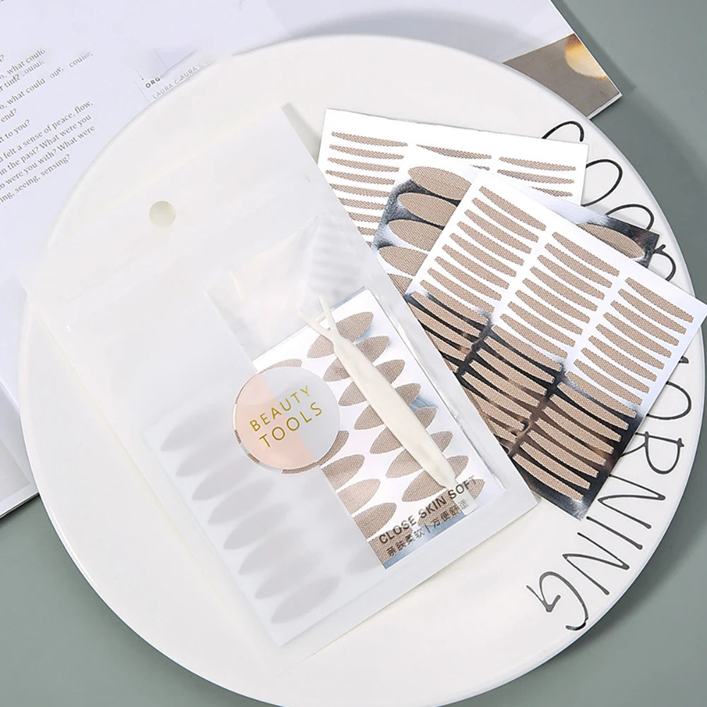Double Eyelid Sticker Eyelid Tape Eye Lift Clear Beige Color Fold Eyelid Stripe Natural Invisible Big Eyes Makeup Beauty Tools