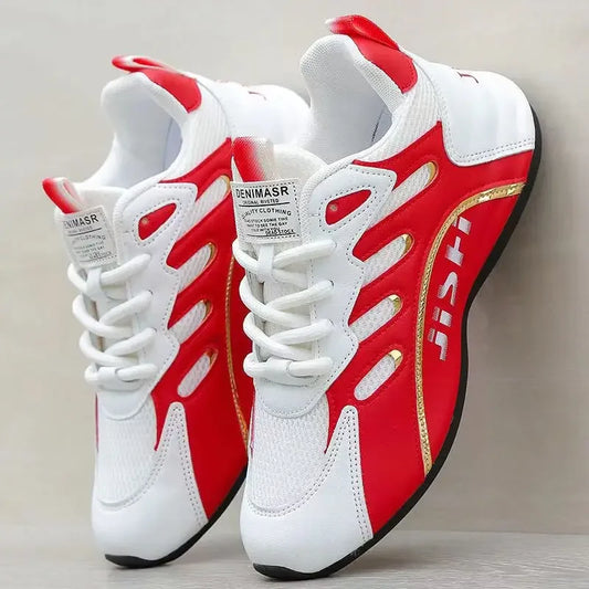 2024 New Spring Men's Shoes Breathable Sports Casual Shoes Soft Bottom Men's Vintage Cross-border E-commerce Boots Motorcycle