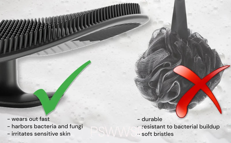 Silicone Face Scrubber Facial Cleansing Brush Silicone Face Wash Brush for Men and Women Manual Cleansing Skin Care Face Brushe